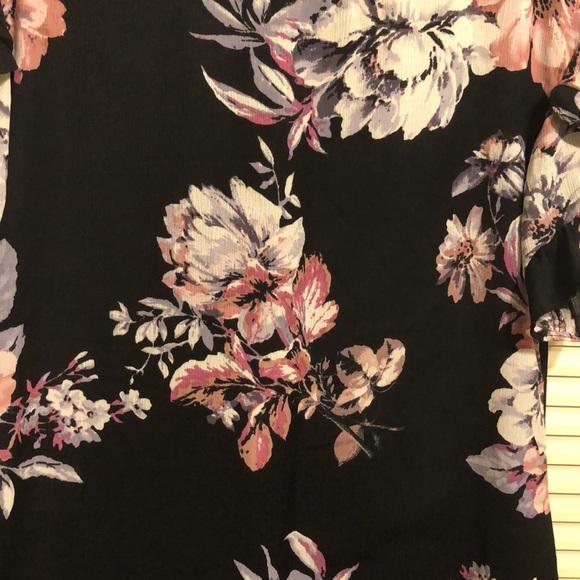 Lily White Floral Mini Dress - Picture 3 of 4